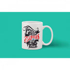 Generic Printed Ceramic Coffee Mug - 1 Pieces, White, 11oz