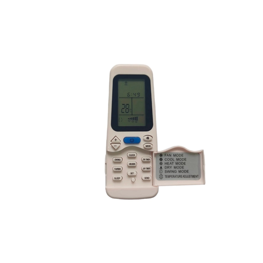 Generic Remote No. 155, Compatible with Hitachi AC Remote Control (Exactly Same Remote will Only Work)