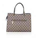 Generic Women's Faux Leather Printed Handbag (Coffee)