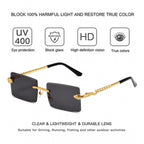 Generic Classic Unisex UV400 Protection Sunglasses (Black)