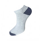 Generic 3_Pair Set Unisex Casual Cotton Solid Ankle Length Socks (Multicolor)