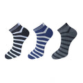 Generic 3_Pair Set Unisex Casual Cotton Solid Ankle Length Socks (Multicolor)