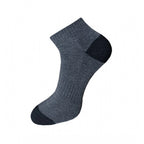Generic 3_Pair Set Unisex Casual Cotton Solid Ankle Length Socks (Multicolor)