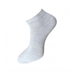 Generic 3_Pair Set Unisex Casual Cotton Solid Ankle Length Socks (Multicolor)