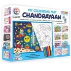 Chandrayaan Printed Colouring Mat | Canvas | Educational Toys | 3+ Years
