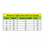 Generic Women's Polyester Solid Ankle length High Waisted Tights (Black)
