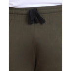 Generic Men's Casual Cotton Striped Full Length Track Pant (olive)
