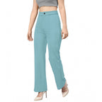 Generic Women's Polyester Cow Pattern Pant (Pista)