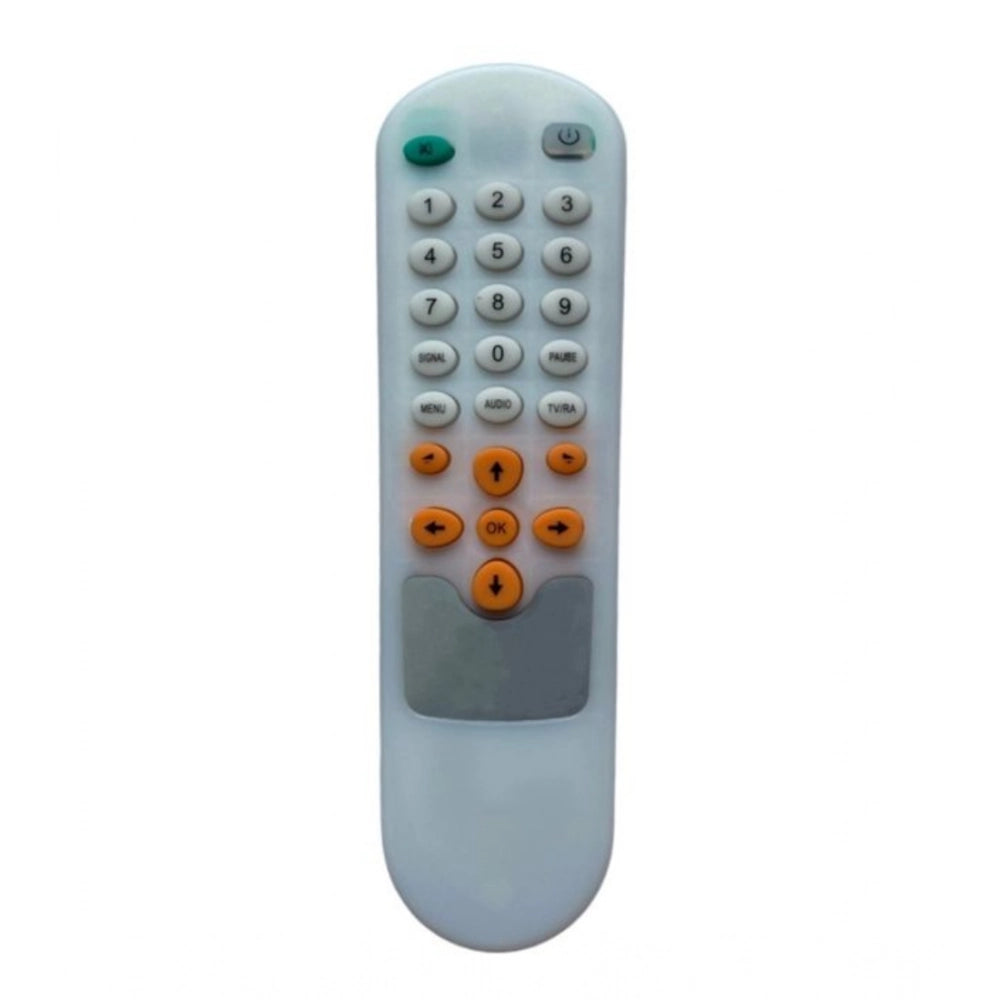 Generic Remote No. 1072 Compatible-Replacement for Doordarshan Set Top Box Remote Control (White)