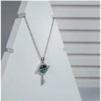 Generic Women's Stainless Steel Key Design Delicate Chain (Silver Plated)