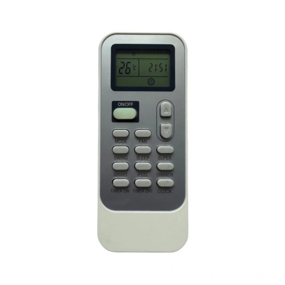 Generic AC Remote No.134 No Backlight Llyod AC Remote Control (White)