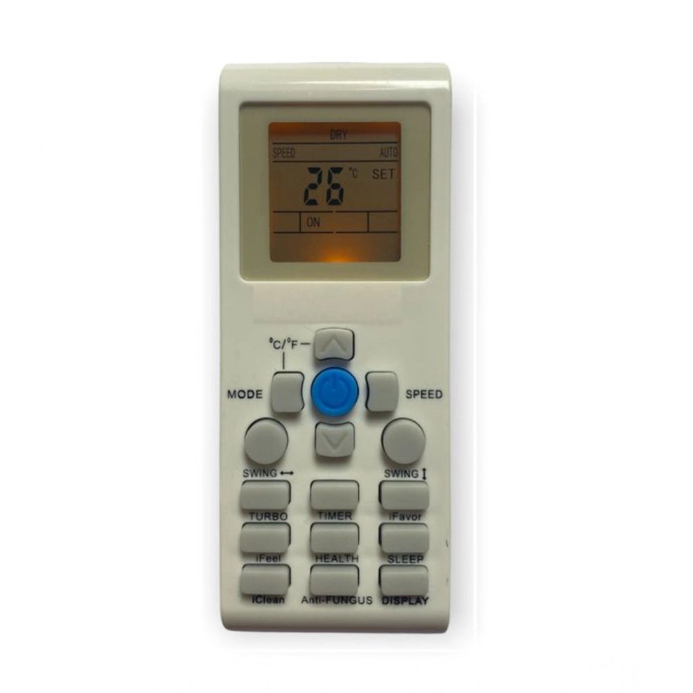 Generic AC Remote No.171 with Backlight Aux AC Remote Control (White)