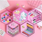 Generic Plastic 46-Piece Art Set For Kids (Multicolor )