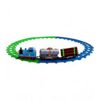 Generic Plastic Thomas Express Train 11Pcs Toy Set With Tracks (Multicolor)