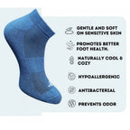 Generic 3_Pair Set Unisex Casual Cotton Printed Low Cut Socks (Multicolor)