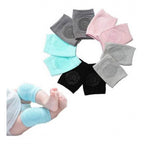 Generic Pack Of 3_Baby Knee Pads – Soft And Comfortable Crawling Protectors (Color: Assorted )
