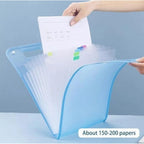 Generic Pack of 2 13 Layer A4 Paper File Folder (Multicolor)