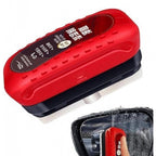 Generic Pack of 3 Automotive Oil Film Cleaning Brush (Red-Black)